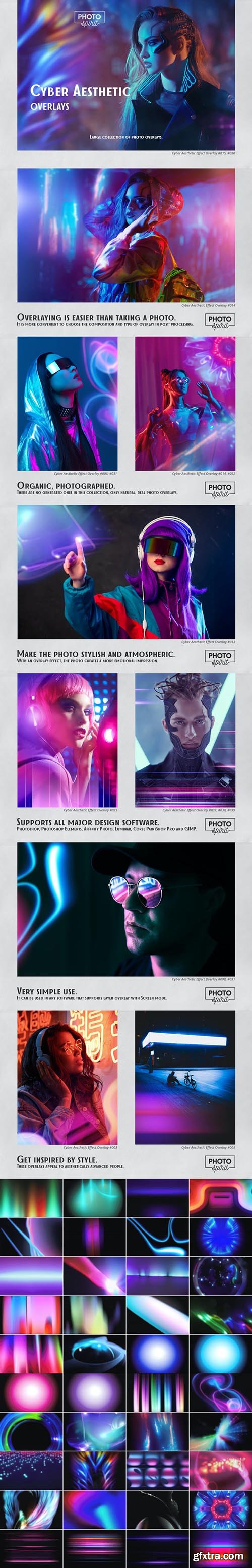 GraphicRiver - Cyber Aesthetic Overlays 35148462