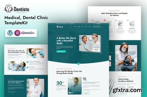 ThemeForest - Dentisto v1.0.1 - Dentist & Medical Elementor Template Kit - 35271731