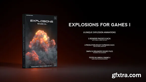 Videohive Explosions for Games I 23873239