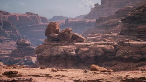 Videohive - Golden Rocks in Grand Canyon - 35232465