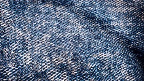 Videohive - Denim fabric textured blue fluttering - 35251335