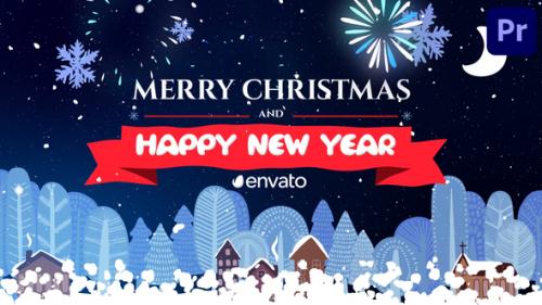 Videohive - Cartoon Christmas Greetings for Premiere Pro - 35299234