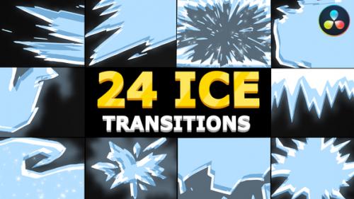 Videohive - Ice Transitions | DaVinci Resolve - 35320820