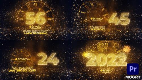 Videohive - New Year Countdown 2022 MOGRT - 35321524