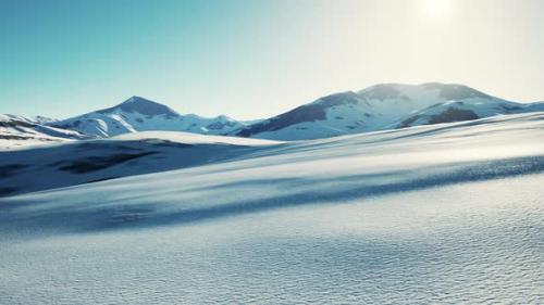 Videohive - Snow Covered Volcanic Crater in Iceland - 35324696