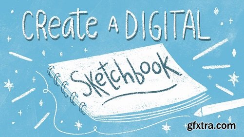 Create a digital sketchbook for your Ipad with Procreate and Goodnotes