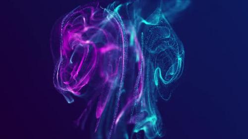 Videohive - Ultraviolet Particle Swirl - 34565150
