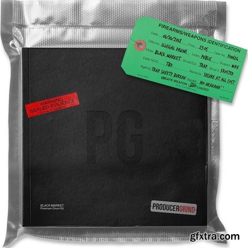 ProducerGrind BLACK MARKET Premium Drum Kit WAV