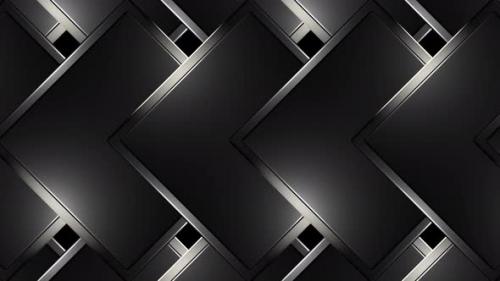 Videohive - 4k Black Metallic Patterns - 35273090