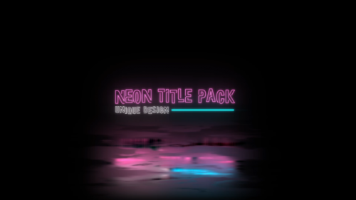 Videohive - Neon Title Pack - 35321160