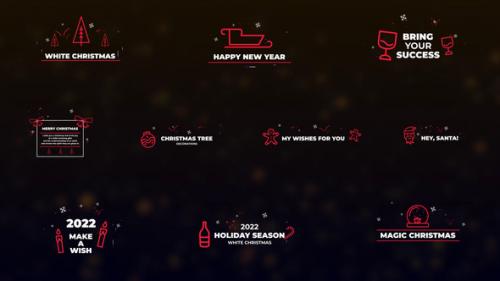 Videohive - Christmas And New Year Titles || FCPX - 35377275