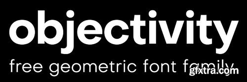 Objectivity Font Family - 16 Fonts