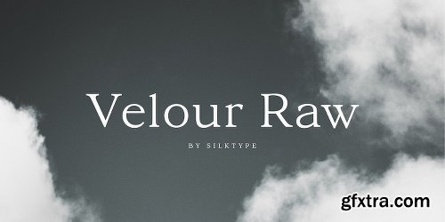 Velour Raw Font Family - 6 Fonts