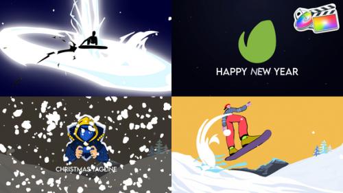 Videohive - Snowboard Logo Pack | FCPX - 35406166