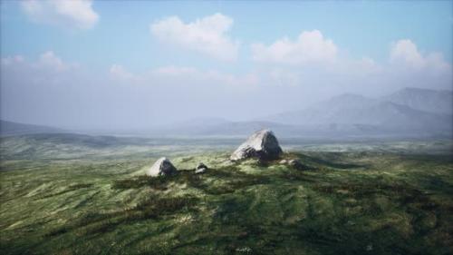 Videohive - Alpine Landscape with Big Stones - 35324683