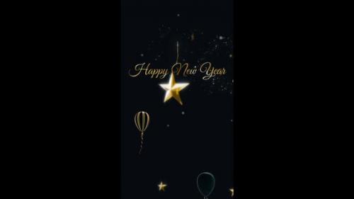 Videohive - Happy New Year H D Vertical - 35327584