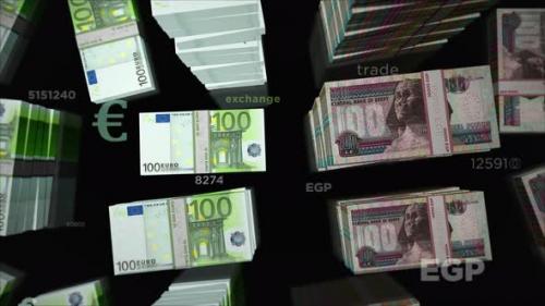 Videohive - Euro and Egypt Pound money exchange loop - 35334467
