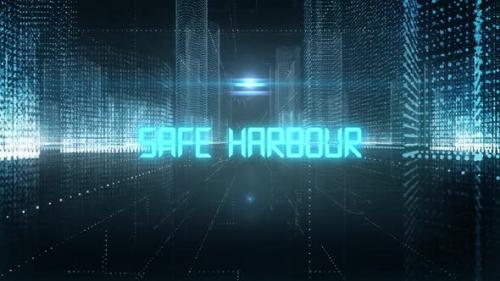 Videohive - Skyscrapers Digital City Economics Word Safe Harbour - 35335366