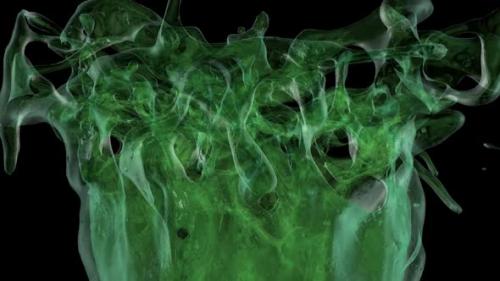 Videohive - Green Water Slime Reveal - 35332252
