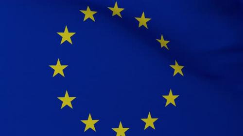 Videohive - Waving Europe flag. - 31018975