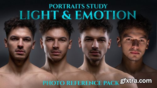 Artstation - Satine Zillah - Portraits Study- Light & Emotion- Photo Reference Pack