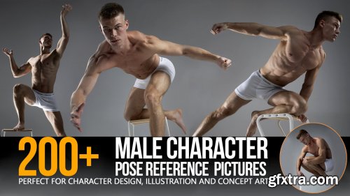 Artstation - Grafit Studio - 200+ Male Pose Reference Pictures