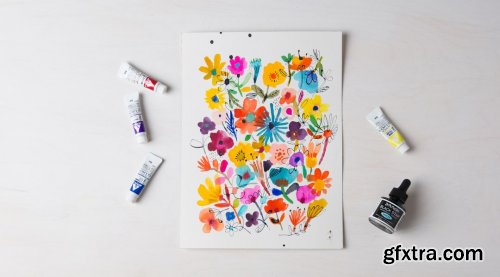 Daily Painting Challenge: Flowers, Fruits and the Natural World