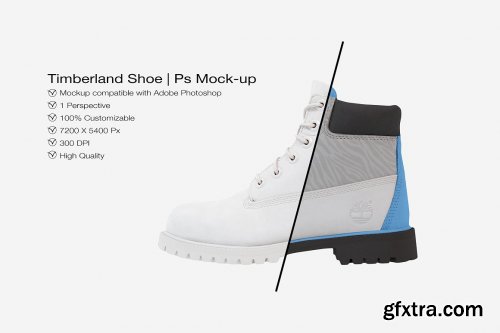 CreativeMarket - Timberland Shoe Mockup | Photoshop 6528262