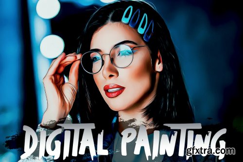 Digital Painting Photoshop Action