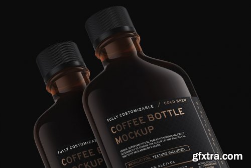 CreativeMarket - Coffee/Flask Bottle Mockup 4391994