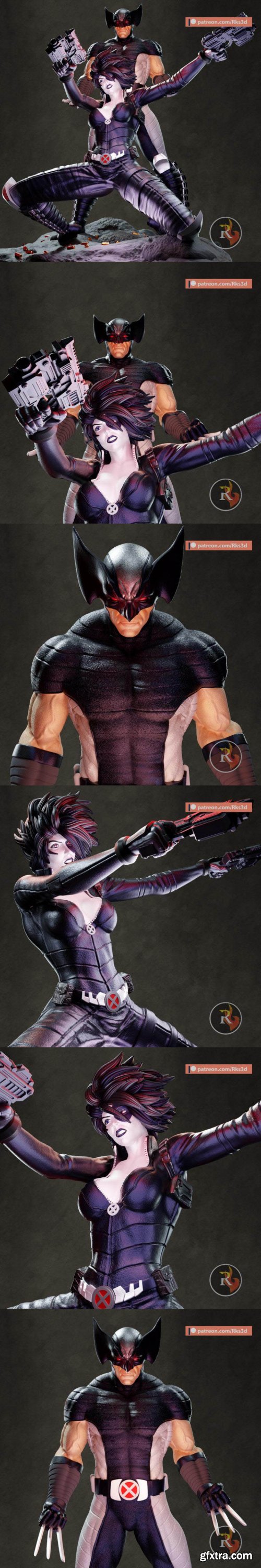 Wolverine and Domino – Marvel