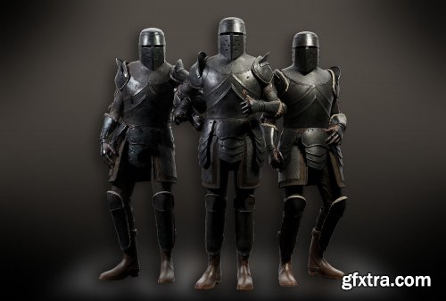 Lowpoly PBR Knight Armour