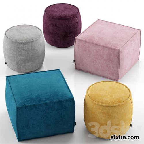 Muffin and Soap ottoman - Calligaris