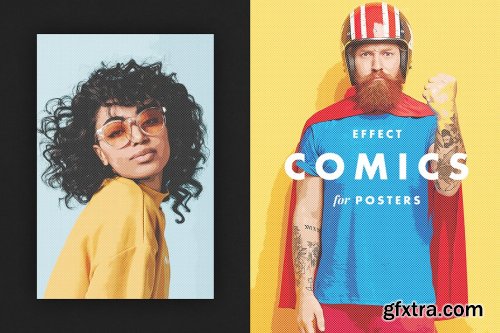 CreativeMarket - Comics Photo Effect for Posters 6801860