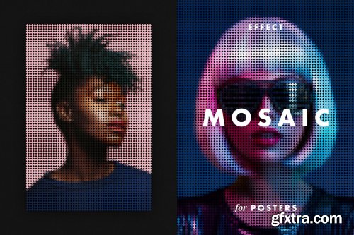 CreativeMarket - Mosaic Effect for Posters 6791227