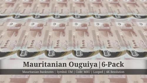 Videohive - Mauritanian Ouguiya | Mauritania Currency - 6 Pack | 4K Resolution | Looped - 35369242