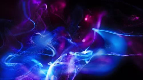 Videohive - Particles Visuals Background Loop 4K - 35367763