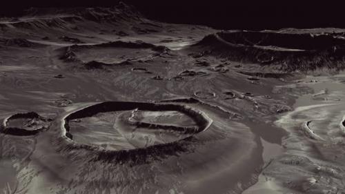Videohive - Moon Surface with Many Craters - 35271036