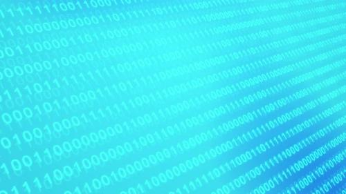 Videohive - Binary code abstract background, digital on screen, coding number, system virtual software computer. - 35273389