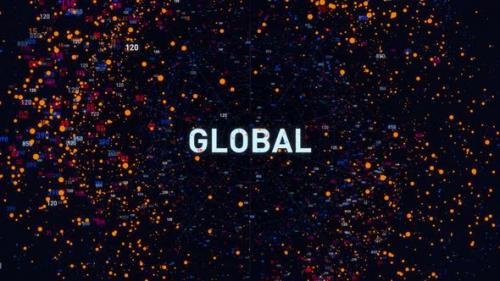 Videohive - Abstract Technology Network Data Global - 35281845