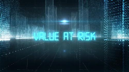 Videohive - Skyscrapers Digital City Economics Word Value At Risk - 35311059