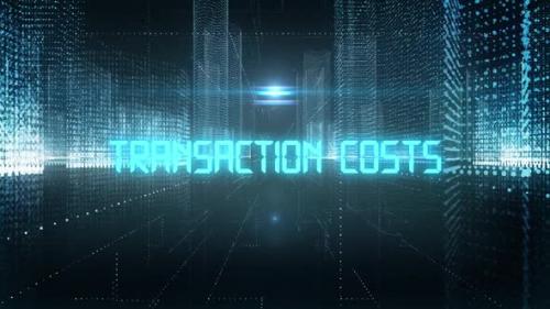 Videohive - Skyscrapers Digital City Economics Word Transaction Costs - 35311067
