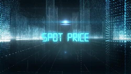 Videohive - Skyscrapers Digital City Economics Word Spot Price - 35311079