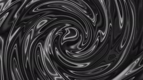 Videohive - Black White Color Silky Twisted Liquid Animated Background - 35370473
