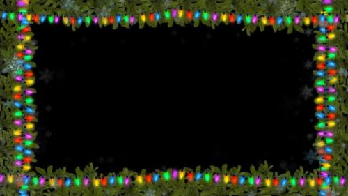 Videohive - Christmas Light Frame - 35290045