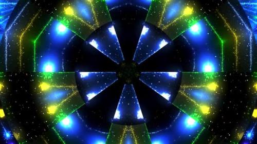 Videohive - Colorful Fireworks Kaleidoscope - 35306773