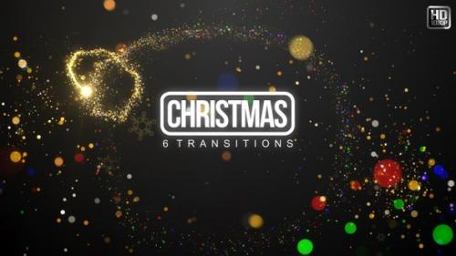 Videohive - Christmas Lights Transitions - 35307529