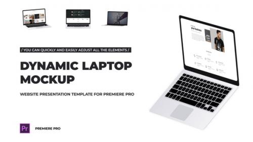 Videohive - Dynamic Laptop Mockup - Website Presentation - 35111614