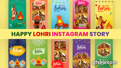 Videohive Lohri Instagram Stories Pack 35427959