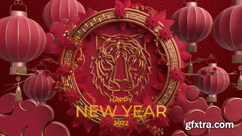 Videohive Chinese New Years Eve Elegant Logo Reveal 35432759